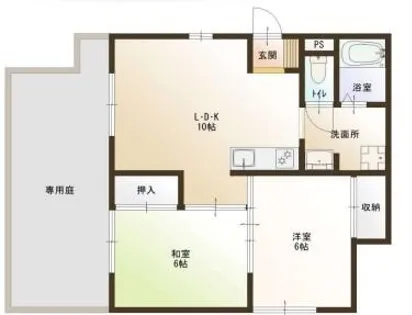 あいのマンション【1階】の間取り