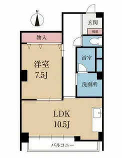 北村ビル【4階】の間取り
