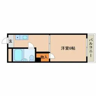 兵庫県尼崎市東園田町1丁目【マンション】の間取り