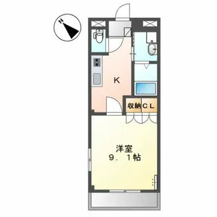 プランドール【2階】の間取り