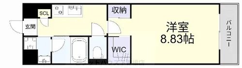 Grace Coast【302号室】の間取り