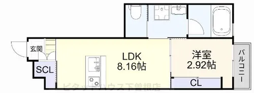 Grace Coast【303号室】の間取り