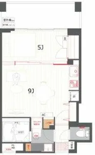 アーデンタワー立売堀【12階】の間取り