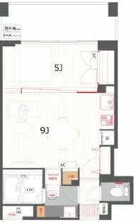 アーデンタワー立売堀【12階】の間取り