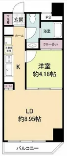 willDo谷町【8階】の間取り