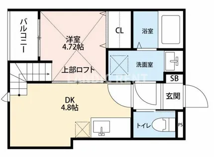 ルノーア寺塚【2階】の間取り