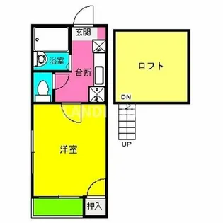 ティーファイブ竹下【1階】の間取り