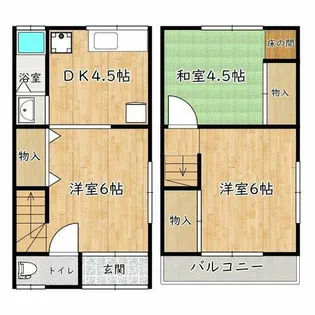 大阪府堺市南区和田東【一戸建】の間取り