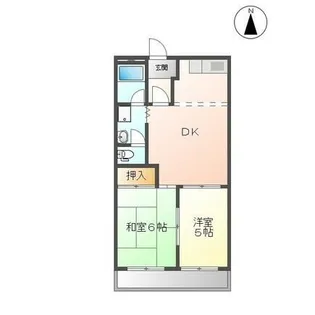 メゾン西ノ宮【203号室】の間取り