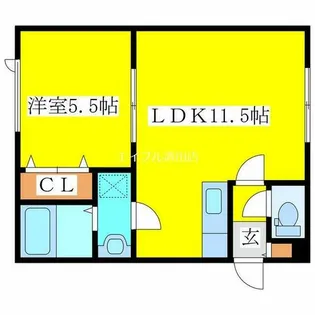 グランシャリオ【1階】の間取り