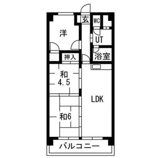 サクセス大喜【1階】の間取り