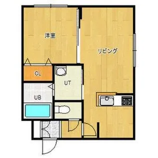 デイズ環状通東【4階】の間取り