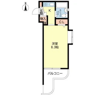 ジョイフル守山【0201号室】の間取り