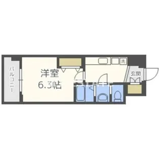 Luxe緑橋【6階】の間取り