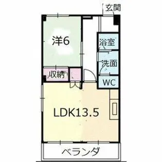 La Belle Sante【8階】の間取り