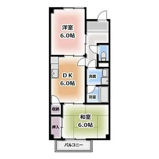 サープラスTwo牟都志【102号室】の間取り