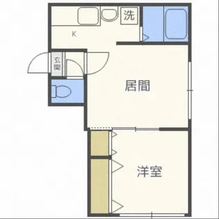 アクアガーデン【203号室】の間取り