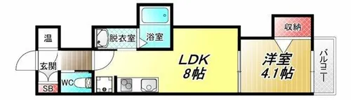 F asecia BONNY【2階】の間取り