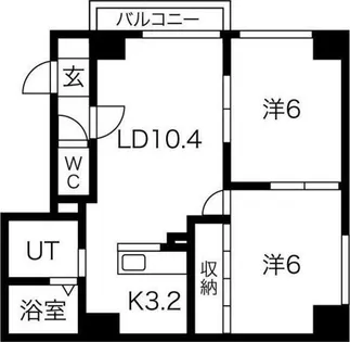 ミニヨン【4階】の間取り