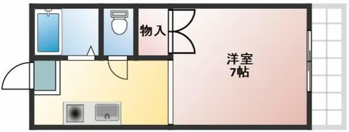 ハイツTakahashi【1階】の間取り