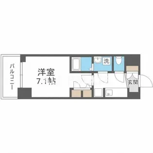 S-RESIDENCE高井田Central【8階】の間取り