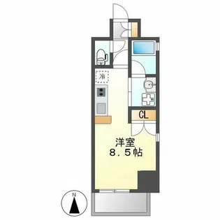 LUMINOUS東別院【7階】の間取り