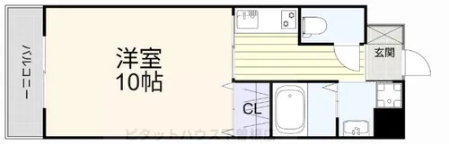 サンシャイン十番館・曽根【203号室】の間取り