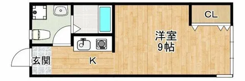 大阪府箕面市桜1丁目【マンション】の間取り