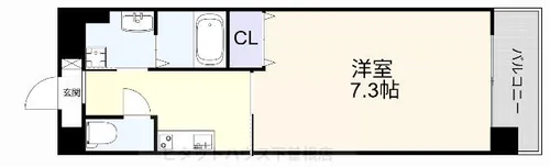 ニューアンジュ【805号室】の間取り