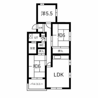 コ―ポオリオン【20B号室】の間取り