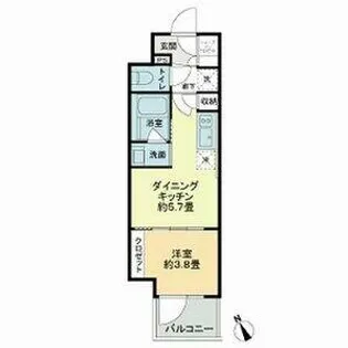 ザ・ライオンズフォーシア今池【501号室】の間取り
