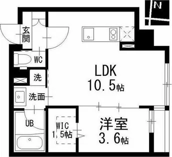 plusM MEIJOKOEN【2階】の間取り