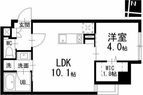 plusM MEIJOKOEN【2階】の間取り