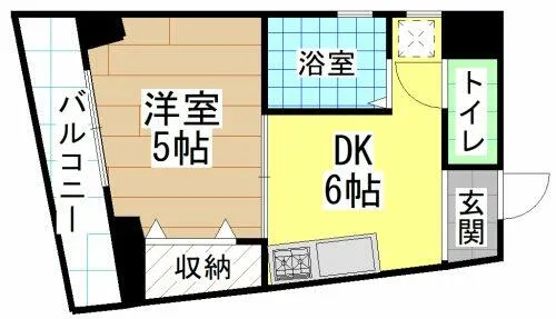 プリモレガーロ香春口【4階】の間取り