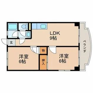 マルトウビル【207号室】の間取り