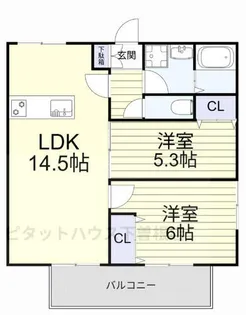 レガーロ【1階】の間取り