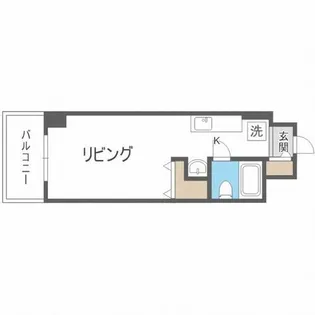 メゾンエクレーレ近代美術館【705号室】の間取り