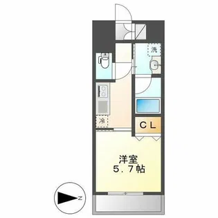 エスポアール泉【5階】の間取り