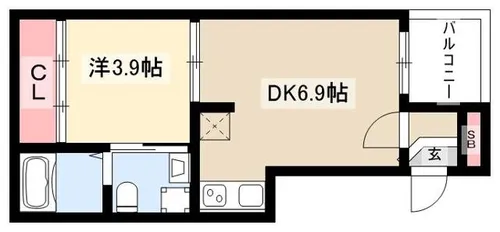 ハーモニーテラス吹上公園【3階】の間取り