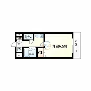 グランデージ今里【2階】の間取り