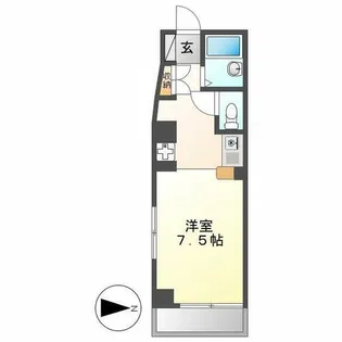 ドール新栄【7階】の間取り