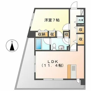 ヴァリエ東別院【3階】の間取り
