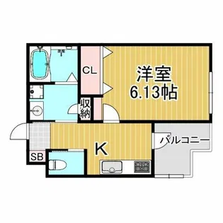 CoLaBo上ヶ原【1階】の間取り
