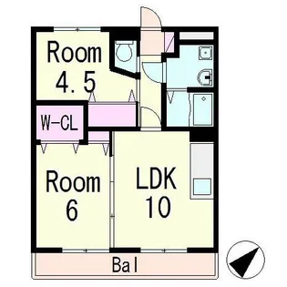 リジエールN【3階】の間取り
