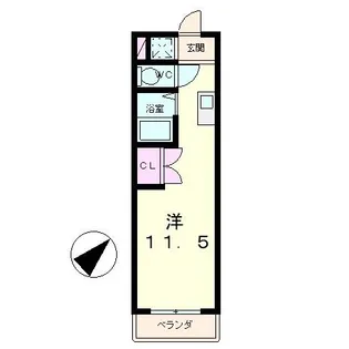 サンシャイン【6階】の間取り
