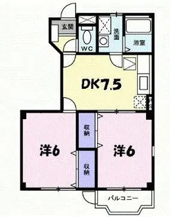 ナルチーゾⅡ【1階】の間取り
