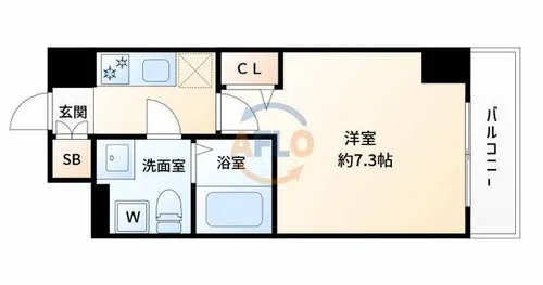 エグゼ新大阪南【5階】の間取り
