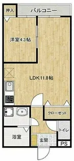 FUKUREA【3階】の間取り