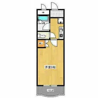 愛知県長久手市杁ケ池【アパート】の間取り