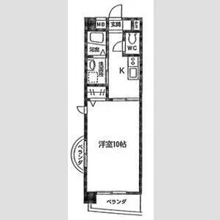愛知県名古屋市天白区元八事4丁目【マンション】の間取り